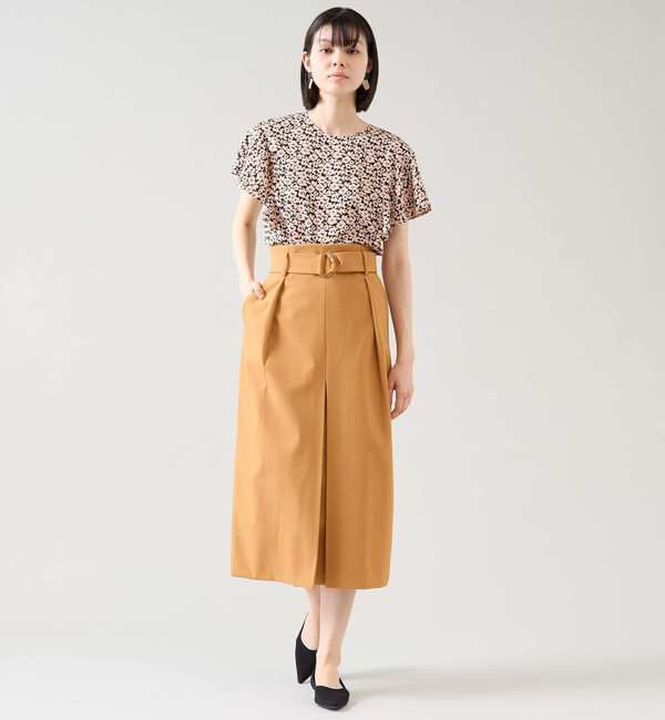 TIARA「Pansyプリントフリルブラウス」|シャツ・ブラウス|