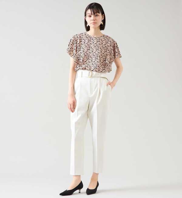 TIARA「Pansyプリントフリルブラウス」|シャツ・ブラウス|