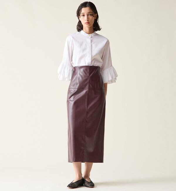 TIARA「フリルスリーブシャツブラウス」|シャツ・ブラウス|