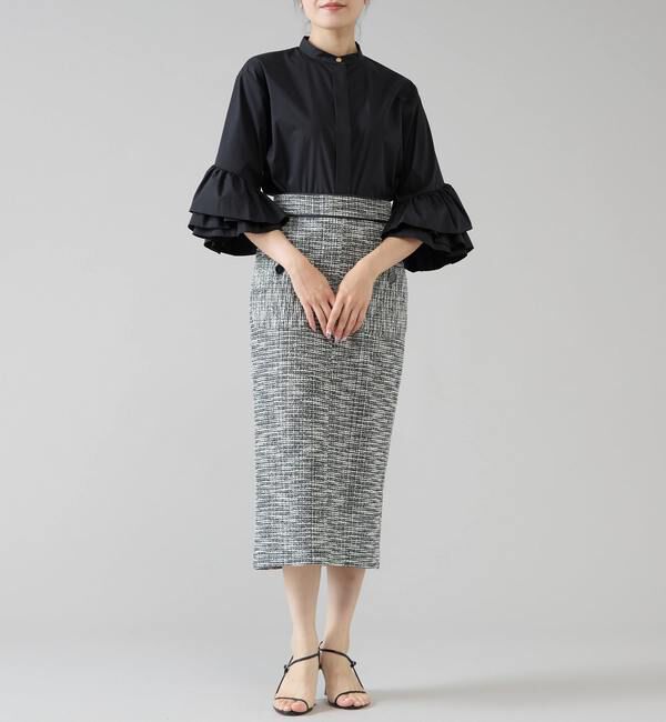 TIARA「フリルスリーブシャツブラウス」|シャツ・ブラウス|