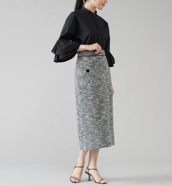 TIARA「フリルスリーブシャツブラウス」|シャツ・ブラウス|