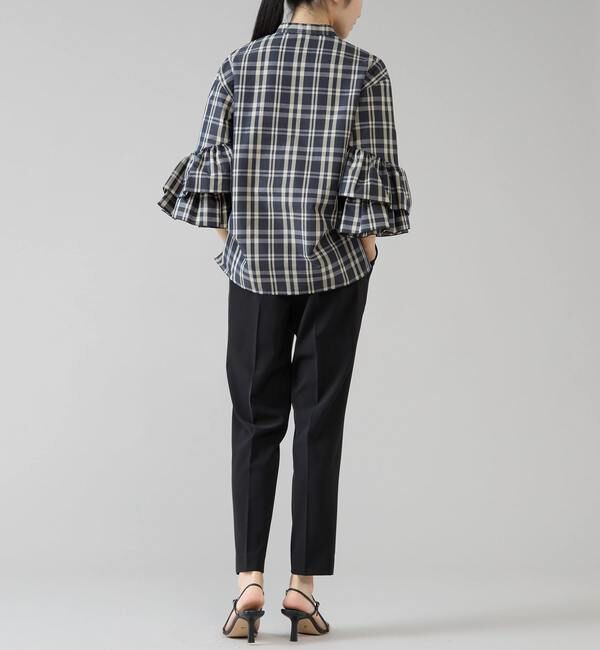 TIARA「フリルスリーブシャツブラウス」|シャツ・ブラウス|