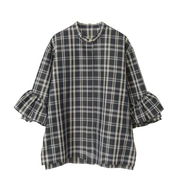 TIARA「フリルスリーブシャツブラウス」|シャツ・ブラウス|