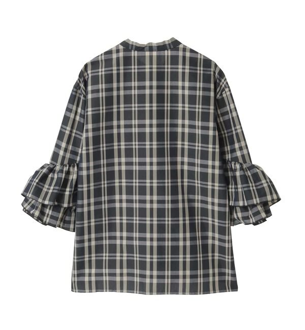 TIARA「フリルスリーブシャツブラウス」|シャツ・ブラウス|