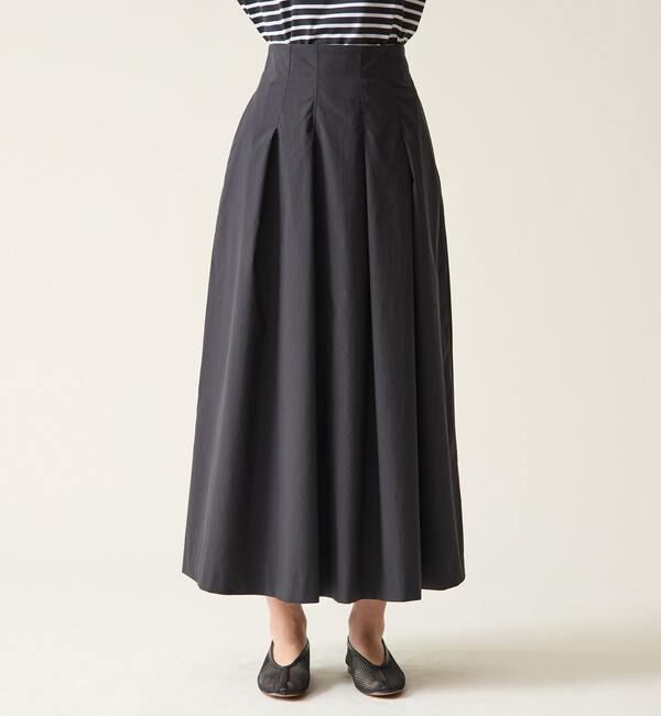 TIARA「ハイウエストタックフレアスカート」|スカート|