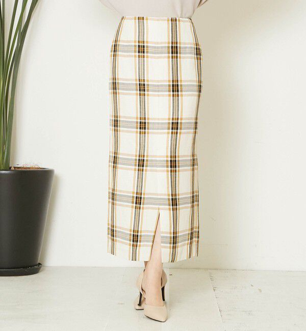 Liesse「チェックマーメイドスカート」|スカート|