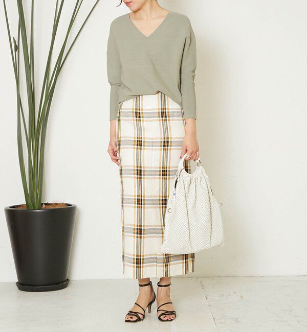 Liesse「チェックマーメイドスカート」|スカート|