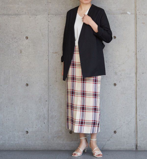 Liesse「チェックマーメイドスカート」|スカート|