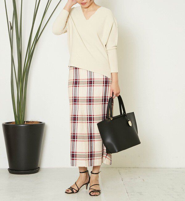 Liesse「チェックマーメイドスカート」|スカート|