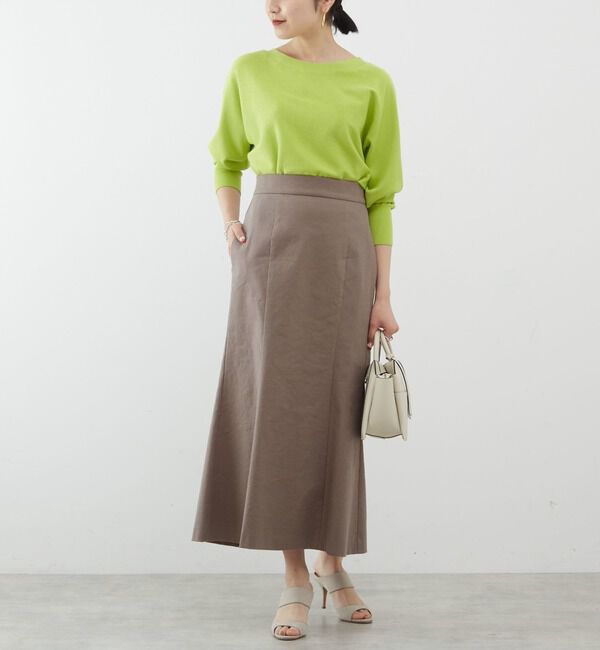 Liesse「ストレッチリネン　マーメイドスカート」|スカート|