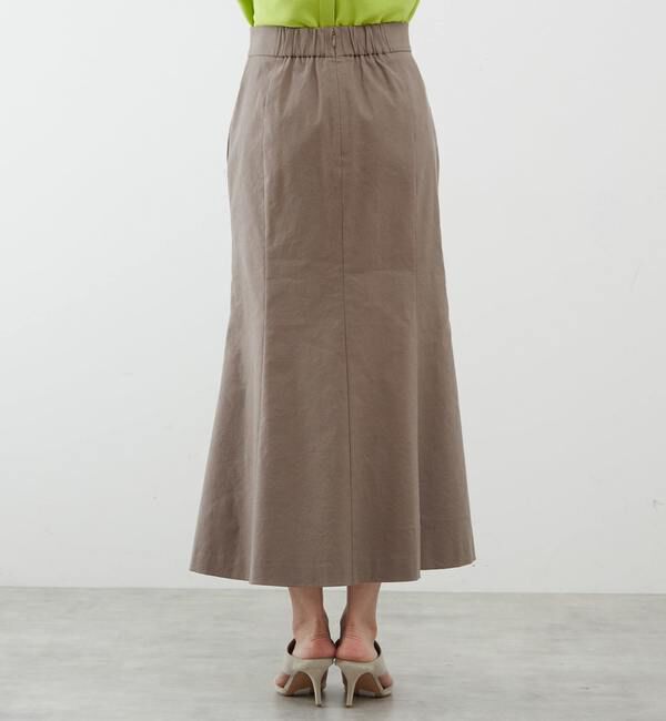 Liesse「ストレッチリネン　マーメイドスカート」|スカート|