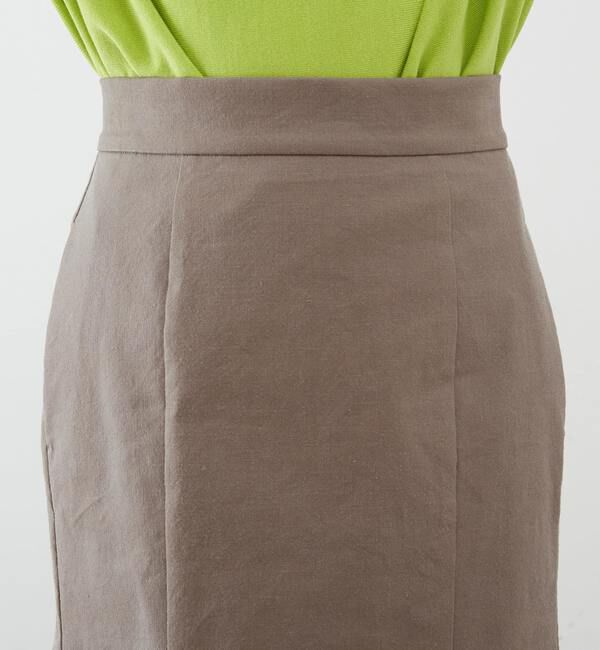 Liesse「ストレッチリネン　マーメイドスカート」|スカート|