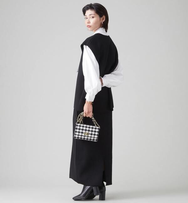 Liesse「【AULENTTI】ツイードチェーンバック/FB-05015-SA」|ショルダー・メッセンジャー|