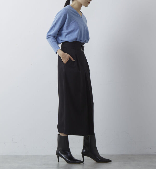 Liesse「タックワイドタイトスカート」|スカート|