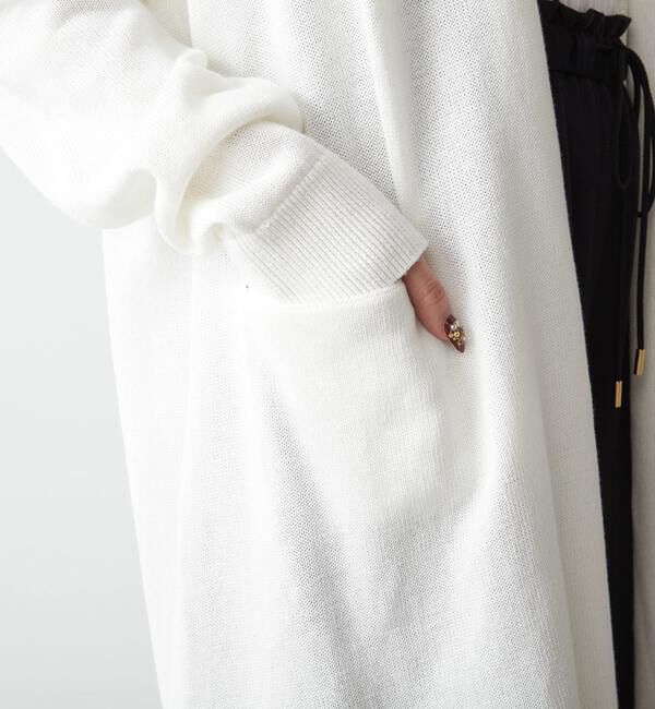 Liesse「麻調コットンカーディガン」|カーディガン|