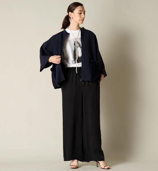 Liesse「エコファーポケットニットブルゾン」|カーディガン|