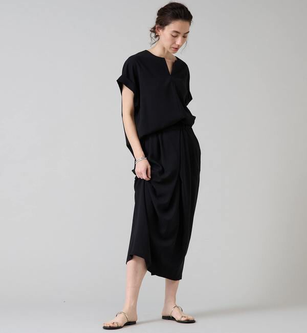 Liesse「タックコクーンスカート」|スカート|