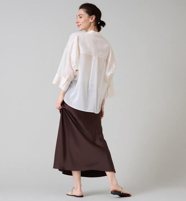 Liesse「《大草直子さん着用》シアーショートシャツ」|シャツ・ブラウス|