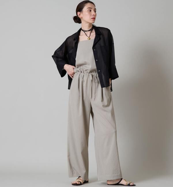 Liesse「《大草直子さん着用》シアーショートシャツ」|シャツ・ブラウス|