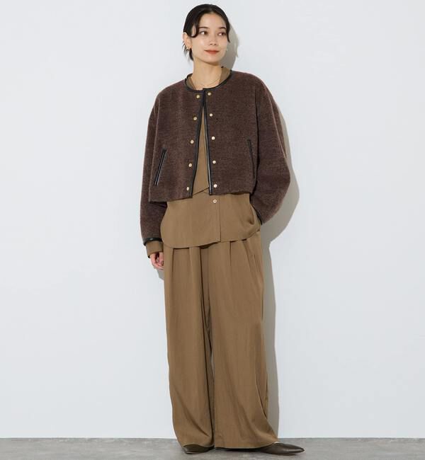 Liesse「フィブリルツイルワーク調ボウタイブラウス」|シャツ・ブラウス|