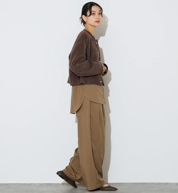 Liesse「フィブリルツイルワーク調ボウタイブラウス」|シャツ・ブラウス|