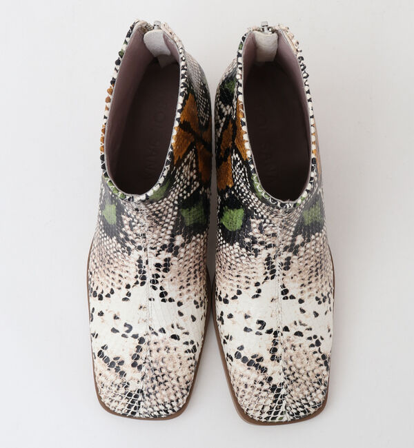 Soffitto「【SOL SANA/ソルサナ】KAI BOOT パイソンショートブーツ」|ショートブーツ|