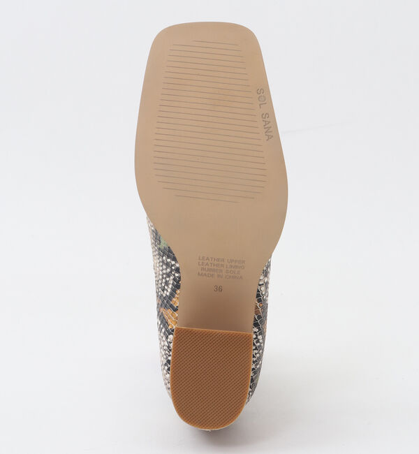 Soffitto「【SOL SANA/ソルサナ】KAI BOOT パイソンショートブーツ」|ショートブーツ|