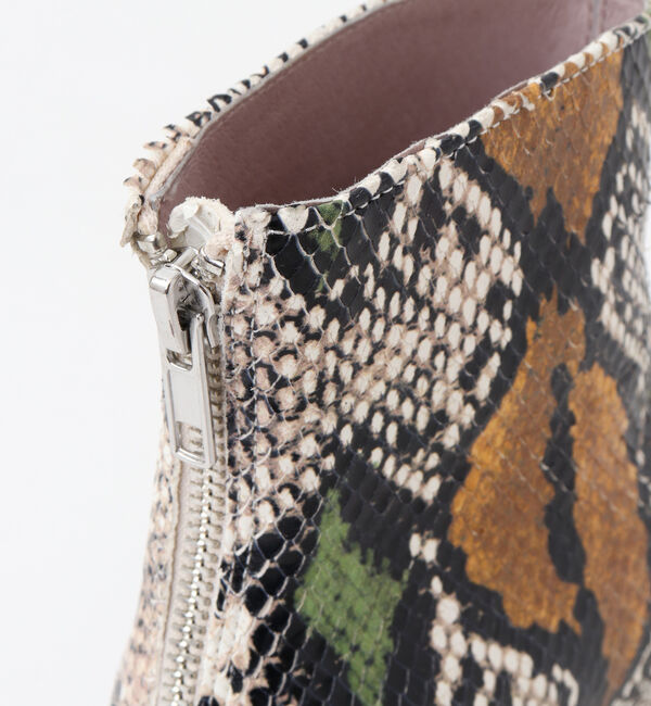 Soffitto「【SOL SANA/ソルサナ】KAI BOOT パイソンショートブーツ」|ショートブーツ|