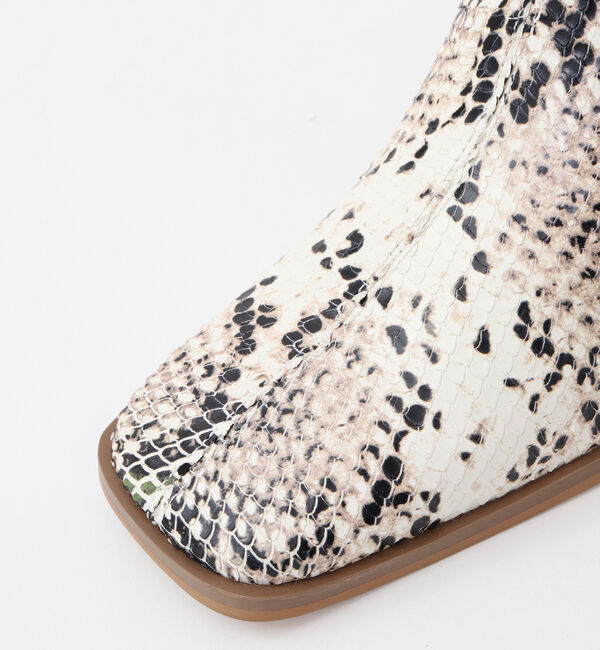 Soffitto「【SOL SANA/ソルサナ】KAI BOOT パイソンショートブーツ」|ショートブーツ|