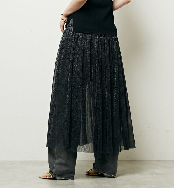 Soffitto「2WAYラメチュールスカート」|スカート|