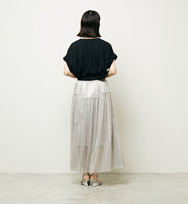 Soffitto「2WAYラメチュールスカート」|スカート|