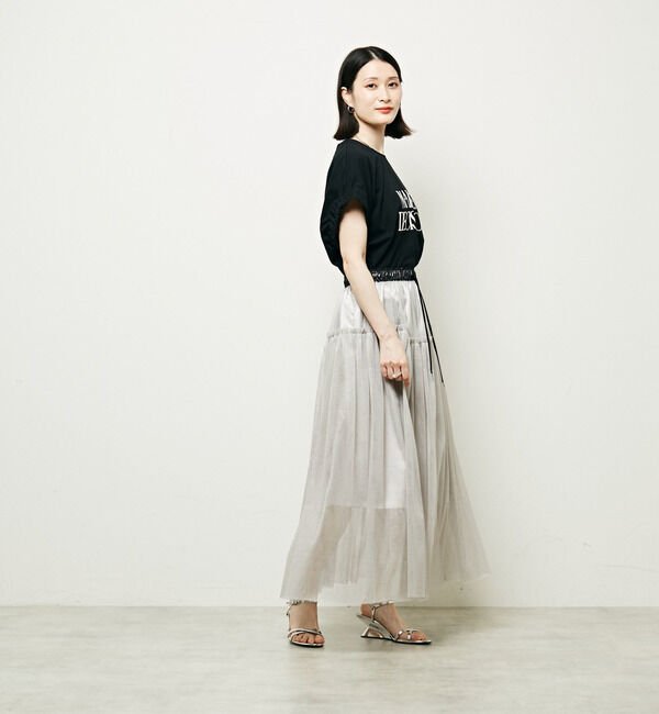Soffitto「2WAYラメチュールスカート」|スカート|