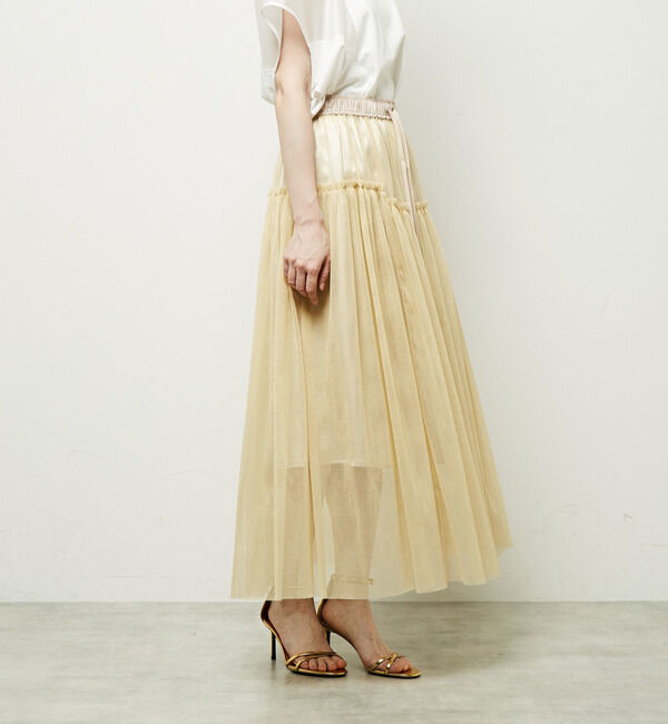 Soffitto「2WAYラメチュールスカート」|スカート|