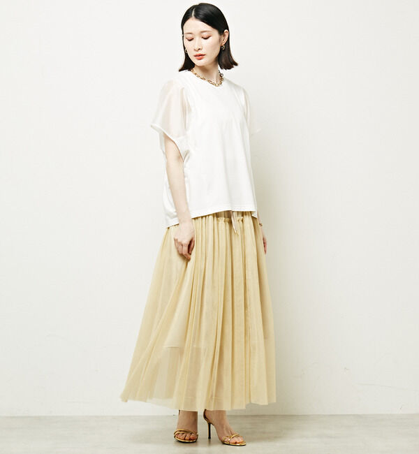 Soffitto「2WAYラメチュールスカート」|スカート|