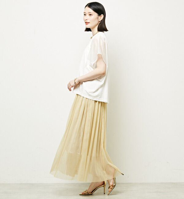 Soffitto「2WAYラメチュールスカート」|スカート|