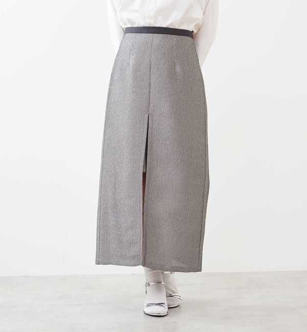 Soffitto「メタリックロングスリットスカート」|スカート|