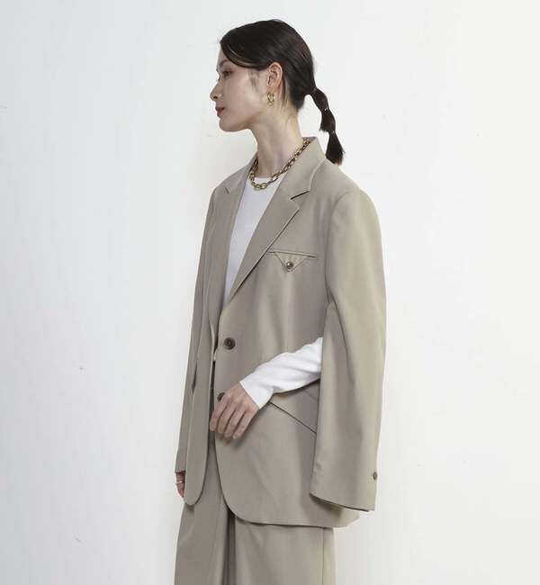 SOFFITTO「ビックシルエットジャケット」|テーラードジャケット|