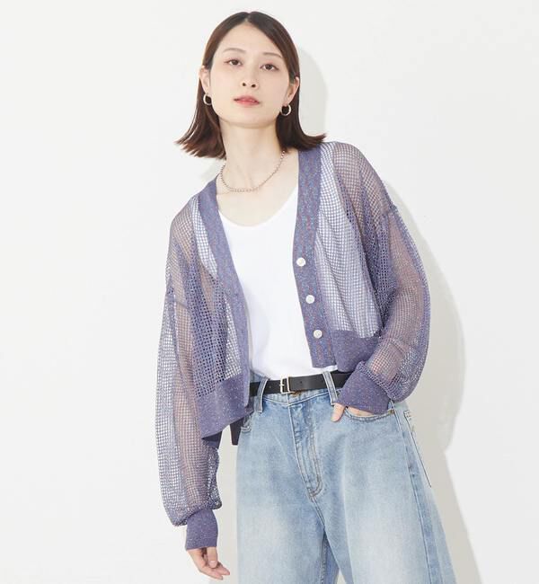 Soffitto「シアーカーディガン」|カーディガン|