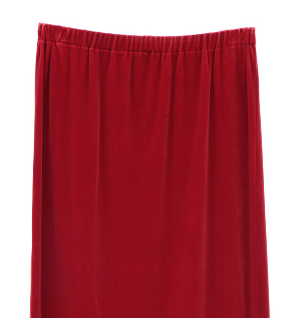 Soffitto「【定番アレンジ】ゴムギャザータイトベロアスカート」|スカート|
