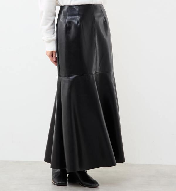 Soffitto「合成皮革ペンシルスカート」|スカート|