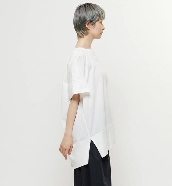 Soffitto「【nota della mano sinistra（ノータ デラ マノ シニストラ）】センター切替スリットBIGトップス」|Tシャツ・カットソー|