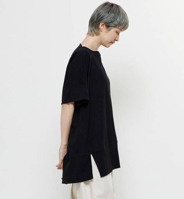 Soffitto「【nota della mano sinistra（ノータ デラ マノ シニストラ）】センター切替スリットBIGトップス」|Tシャツ・カットソー|