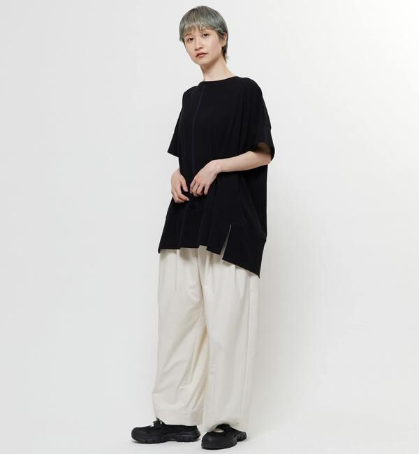 Soffitto「【nota della mano sinistra（ノータ デラ マノ シニストラ）】センター切替スリットBIGトップス」|Tシャツ・カットソー|