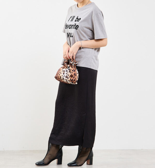 Soffitto「【定番】ウエストオールゴムストレッチサテンタイトスカート」|スカート|