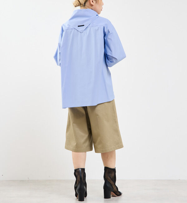 Soffitto「スカーフ付ビックシャツ」|シャツ・ブラウス|