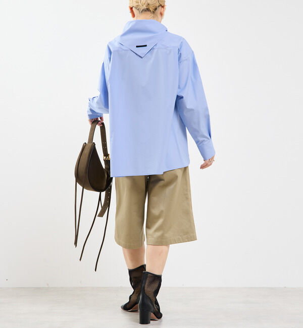 Soffitto「スカーフ付ビックシャツ」|シャツ・ブラウス|