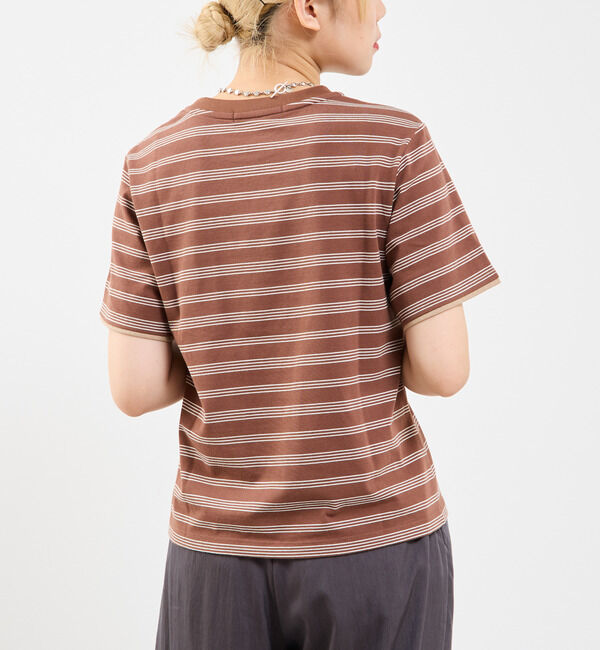 Soffitto「コットンボーダー半袖Tシャツ」|Tシャツ・カットソー|