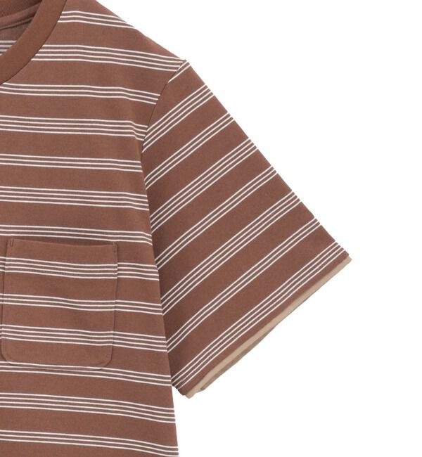 Soffitto「コットンボーダー半袖Tシャツ」|Tシャツ・カットソー|