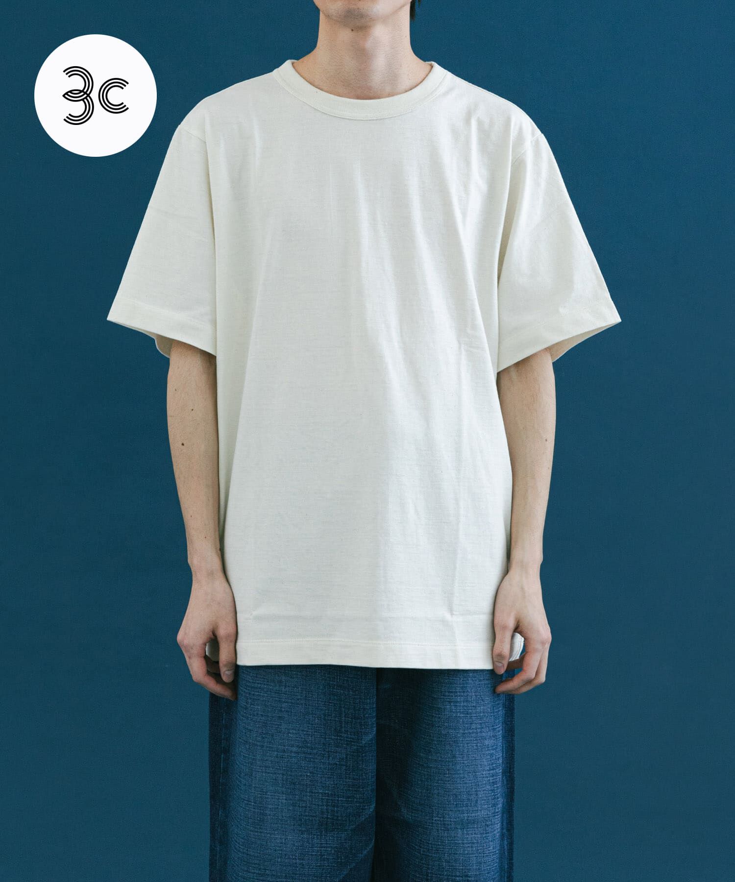 URBAN RESEARCH DOORS「『3サイズ展開』commpost　リサイクルコットンショートスリーブTシャツ」|Tシャツ・カットソー|オフホワイト
