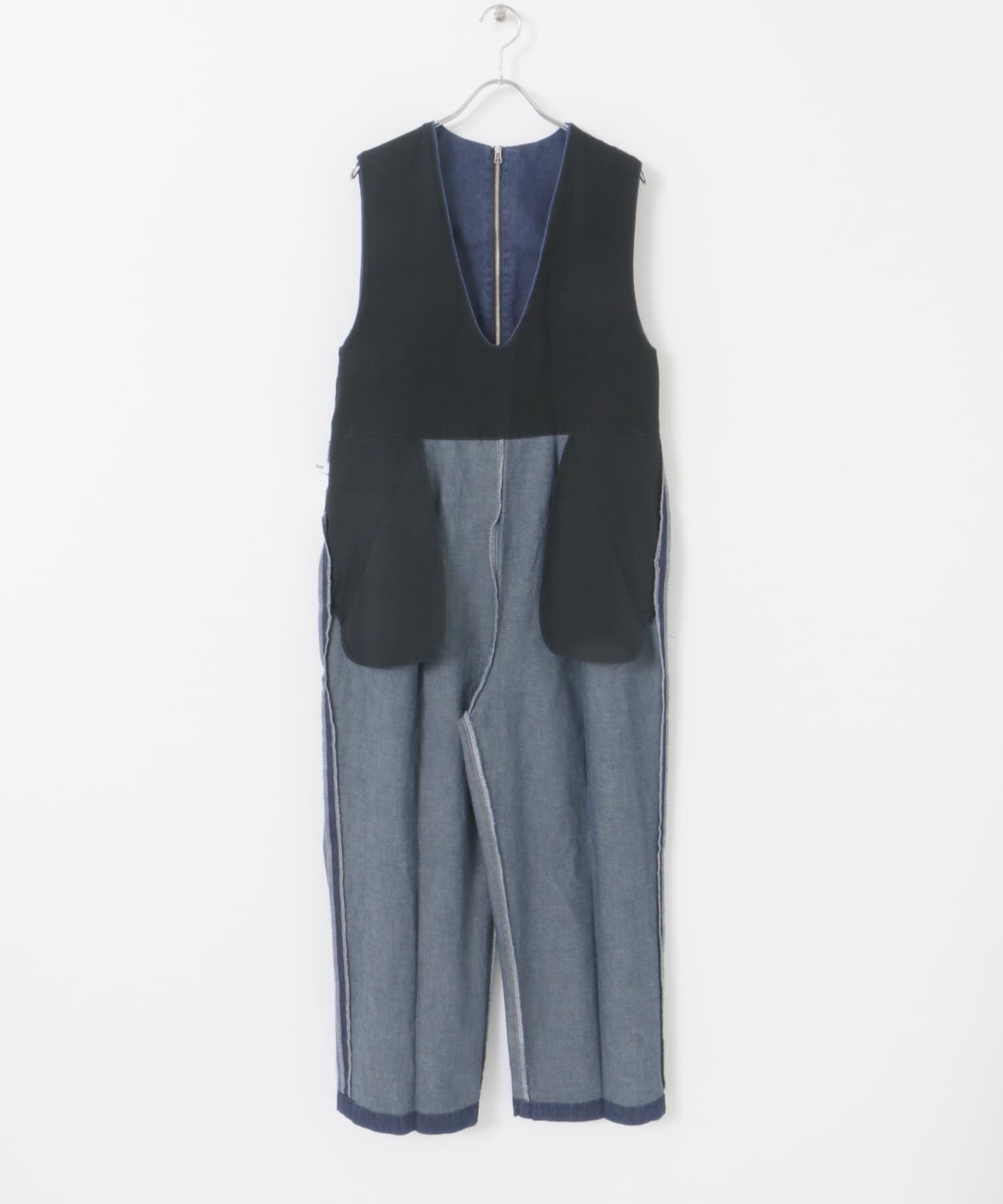 URBAN RESEARCH DOORS「FORK&SPOON　綿麻デニムオールインワン」|スカート|